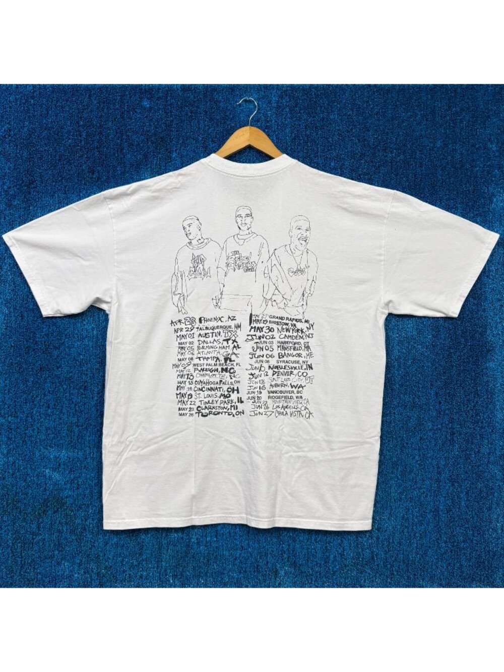 Kid Cudi The Rebel Ragers 2026 Tour Dates Oversized Tee XXL